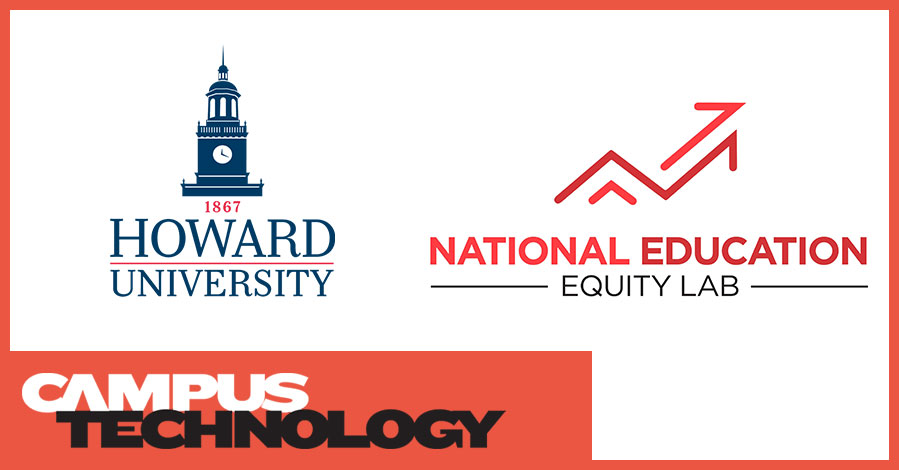 Howard University and National Education Equity Lab logos